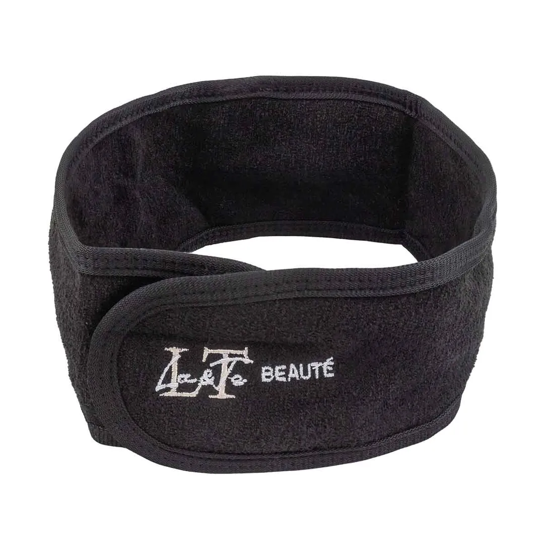 Повязка на голову на липучке, черная La and Te beaute gumblack1