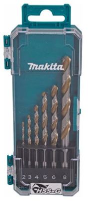 Набор сверел по металлу, 6 шт. Makita D-77241