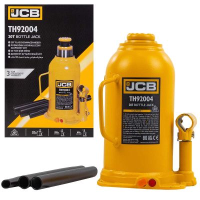 Домкрат бутылочный 20 т 235-445 мм с клапаном JCB JCB-TH92004