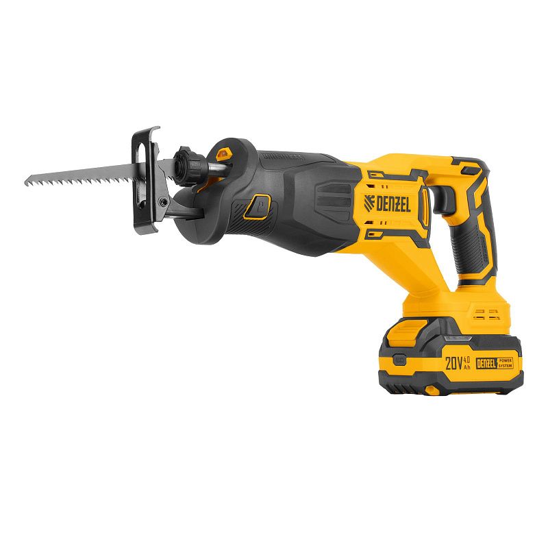 Пила сабельная аккумуляторная бесщет. RS-250, Li-Ion, 20 В Denzel 28802