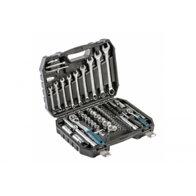 Набор инструмента 1/2"&1/4" 85 пр. 6-гр CrV Hoegert HT1R225