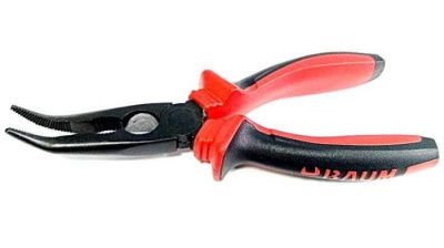 Длинногубцы 170 мм изогнутые BAUM 111-7