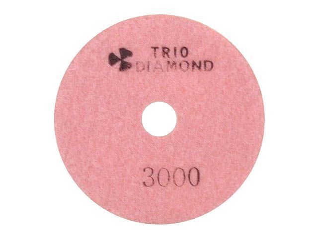 Алмазный гибкий шлифкруг "Черепашка" 100 № 3000, мокрая шл. Trio-Diamond 343000