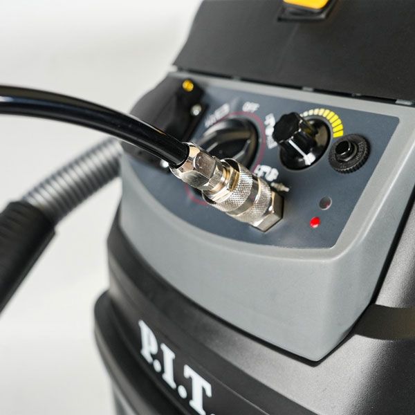 Пылесос строительный электрич. ULTRA, 1600Вт, розетка 2кВт, коннектор, 40л, сух/мокр PIT PVC40-C