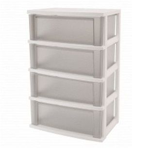 Комод "Bongo" 4-х секционный (снежно-белый) BEROSSI АС 20901000