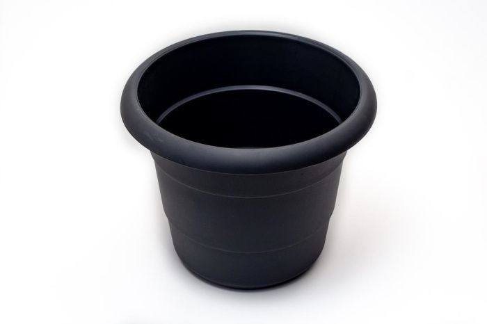Горшок пластмассовый Примула, d=270 h=220, 7л., графит Гарденпласт 82003