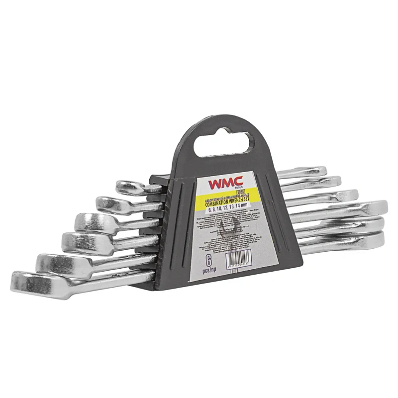 Набор ключей комбинированных 6-14 мм 6 пр WMC TOOLS WMC-5068