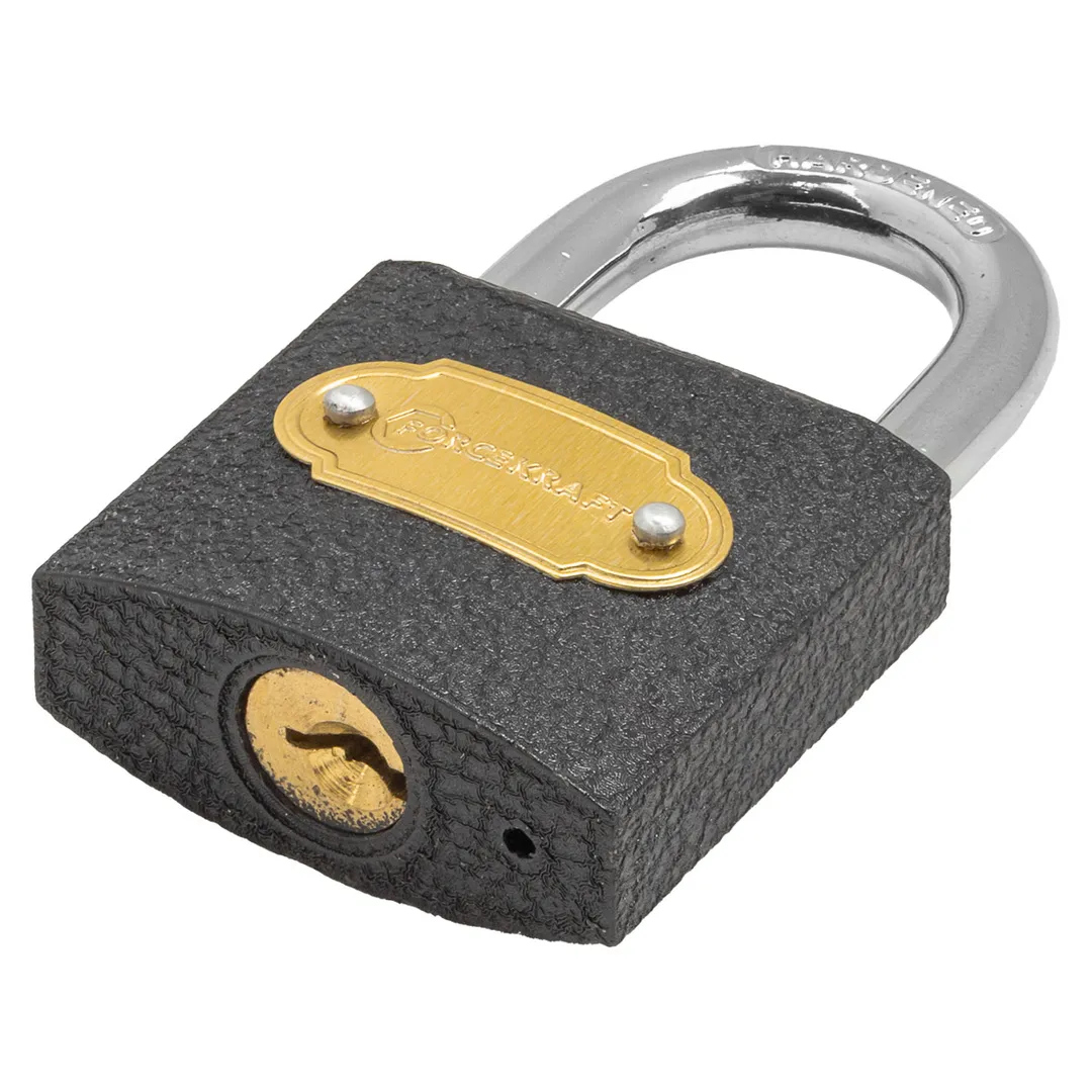 Замок навесной ForceKraft FK-W-Black(FB)38