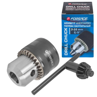 Патрон цанговый для дрели 3-16 мм, 5/8'' Forsage F-G00547