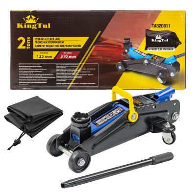 Домкрат подкатной гидравлический 2 т 135-310 ммKINGTUL KT-TA820011