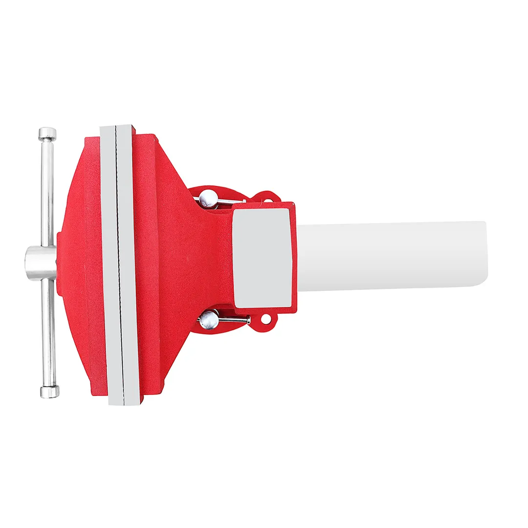 Тиски стальные поворотные с наковальней 200 мм ForceKraft FK-6540108