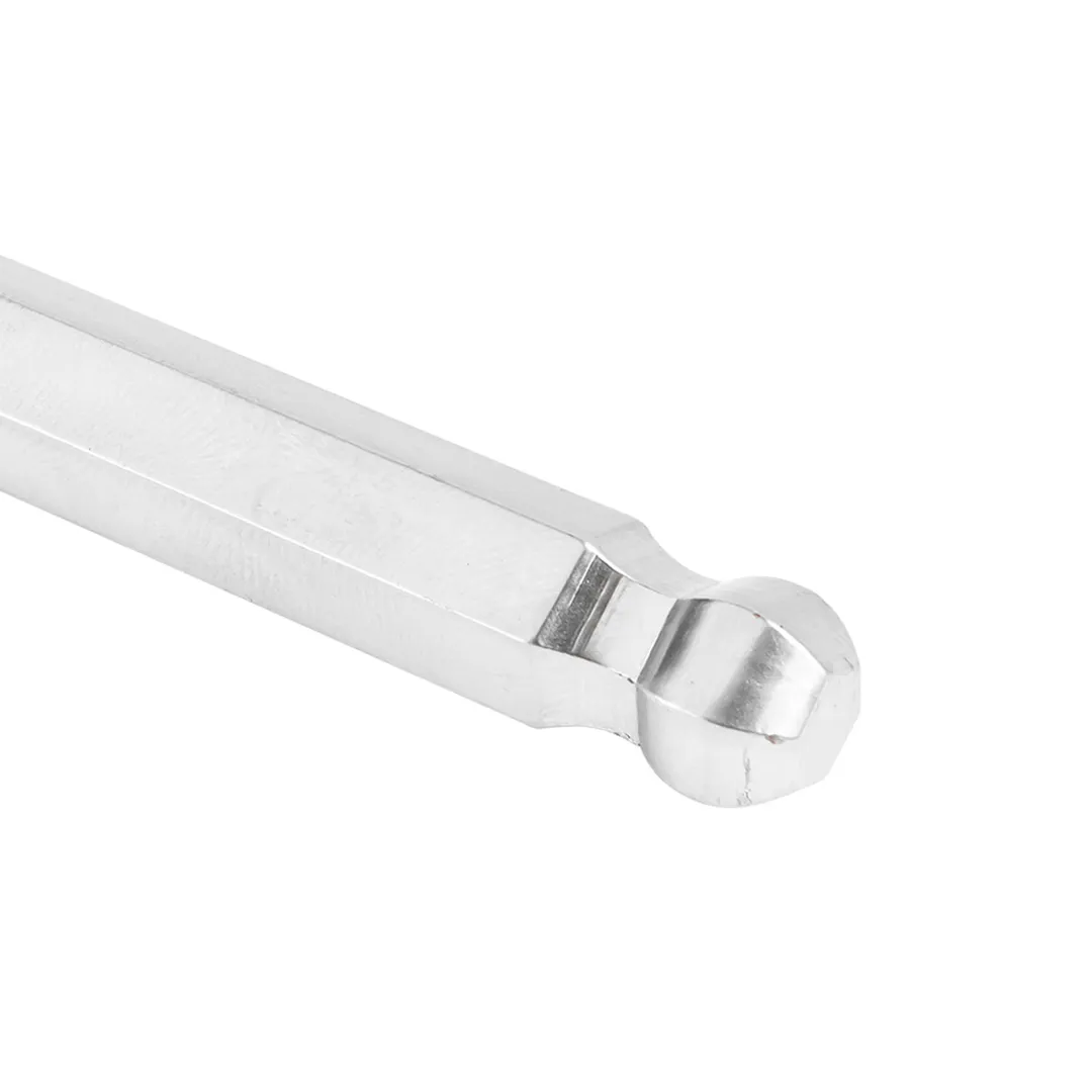 Набор ключей Г-образных 6-гранных длинных с шаром 9 пр., 1.5-10 мм RockForce RF-5093LB