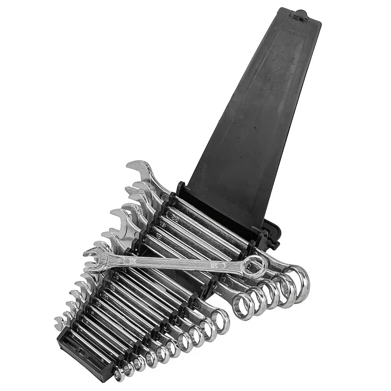 Набор комбинированных ключей 16 пр. 6-19, 22, 24 мм ISMA ISMA-5161MP DV