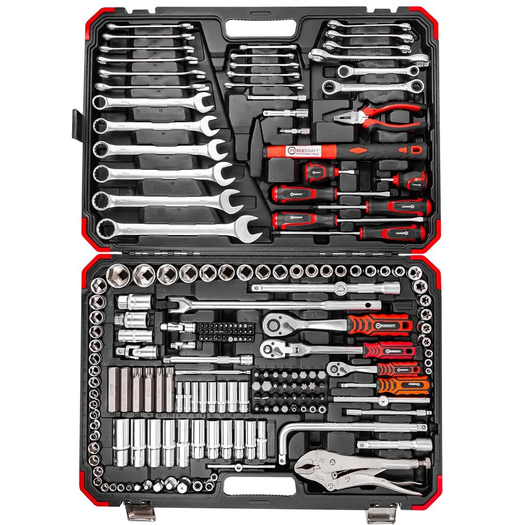 Набор инструментов 1/4''&3/8''&1/2'' 6-гр 202 пр. ForceKraft FK-42022-5
