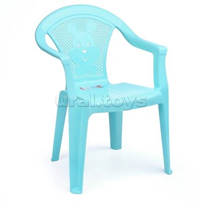 Стульчик детский "Малыш", светло-бирюзовый РУССПЛАСТ РП-211-СБ