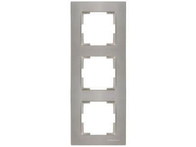 Рамка 3-ая вертикальная титан, RITA, Mutlusan 2220 800 2383