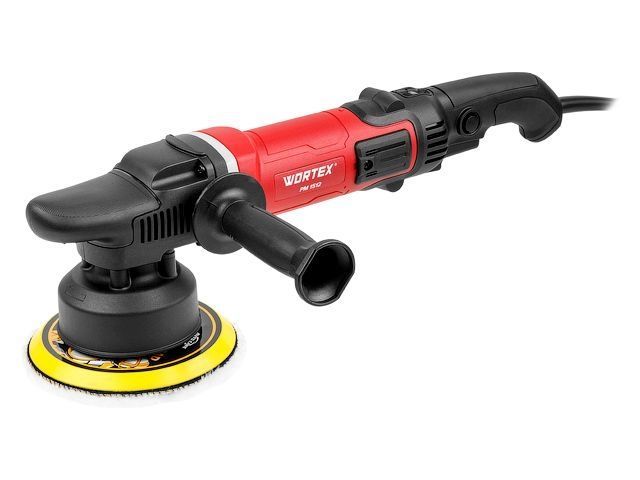 Полировальная машина PM 1512 в кор., 1100 Вт, 150 мм, рег.об., конст.эл., эксцентрик WORTEX E2