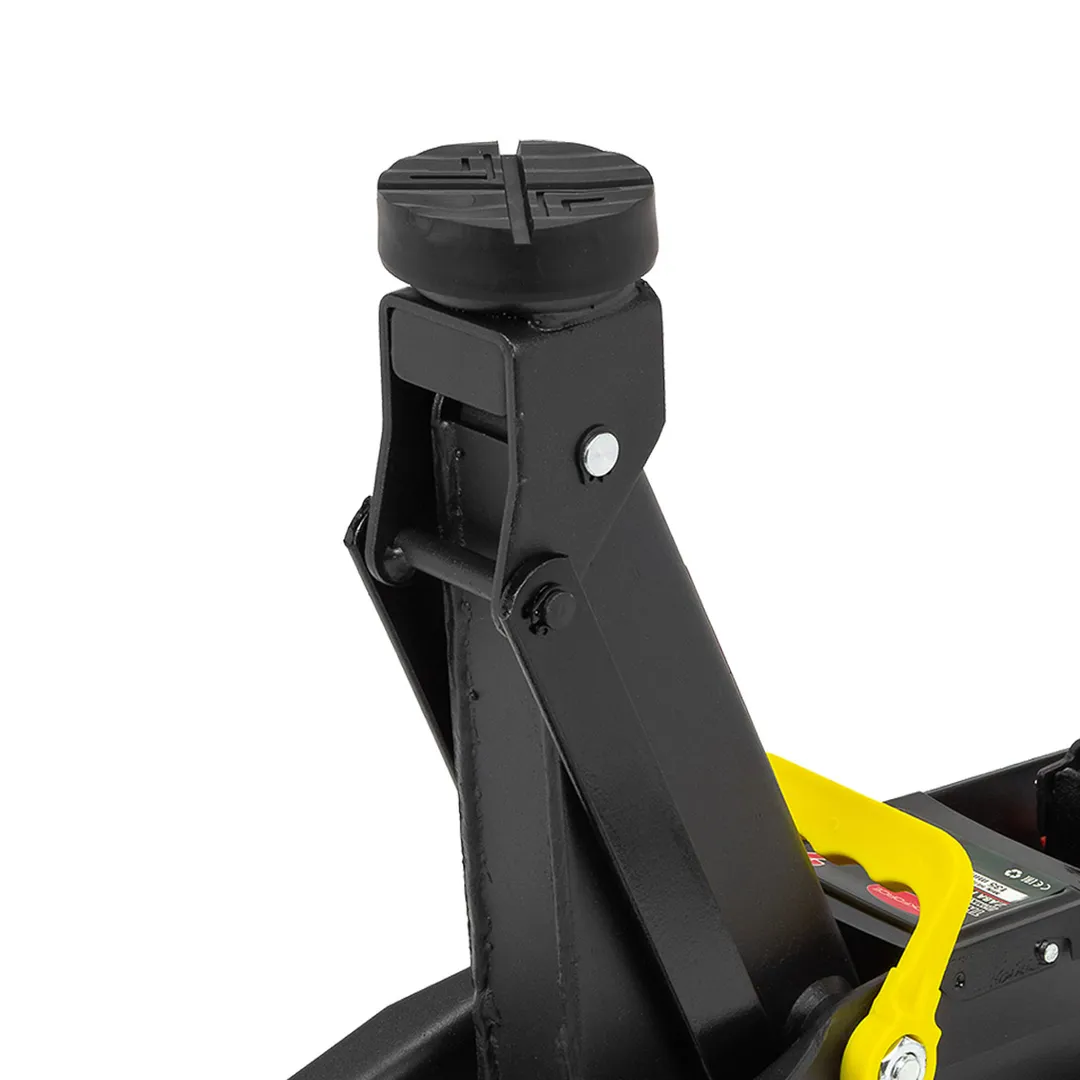 Домкрат подкатной гидравлический 2 т, 135-385 мм, с резиновой накладкой, в кейсе RockForce RF-TH22001C кейс