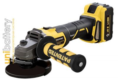 Углошлифмашина аккумуляторная Hanskonner HAG18125BL