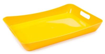 Поднос Funny, цвет солнечный, 422х282х52 мм BEROSSI ИК 19834000