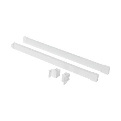 Рейлинг прямоугольный продольный Evolution L-450 белый SLIMBOX EVOLUTION 118282