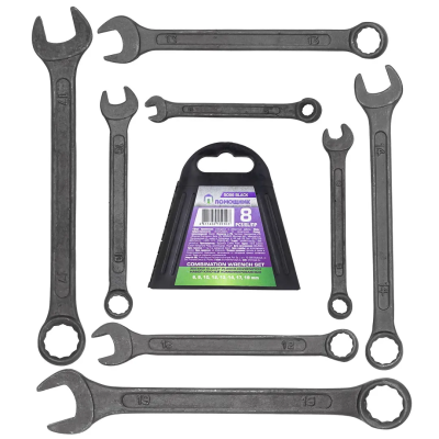 Набор ключей комбинированных 6-14 мм 6 пр Помощник 5086 Black