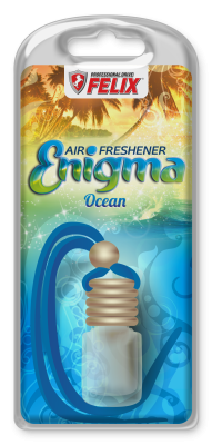 Ароматизатор подвесной с дерев. кр. Океан мл FELIX 411040163