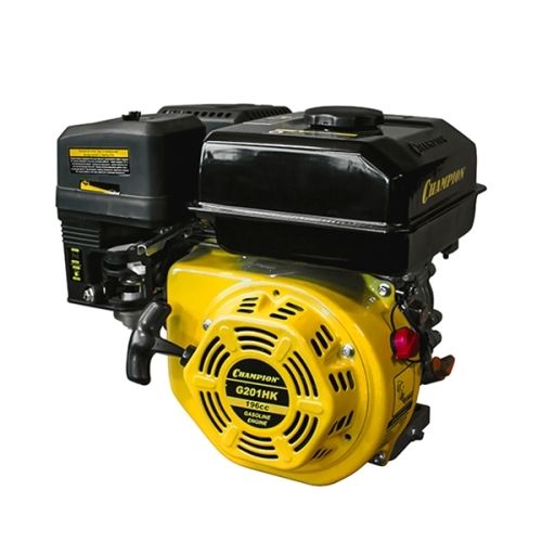 Двигатель бензин., с гор.валом, 6,5 л.с.,196 см.куб., 20 мм шпонка, 4-х такт., 3,6 л. бак Champion G201HK
