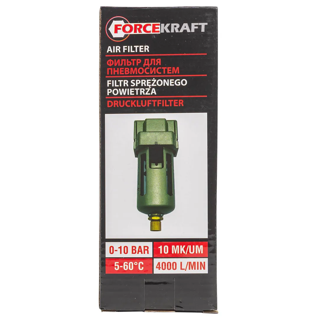 Фильтр воздушный для пневмосистем 3/8" ForceKraft FK-AF4000-03