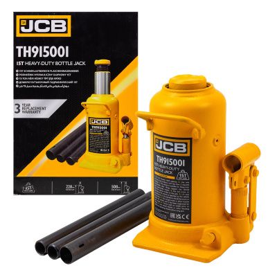 Домкрат бутылочный 15 т 228-508 мм JCB JCB-TH915001