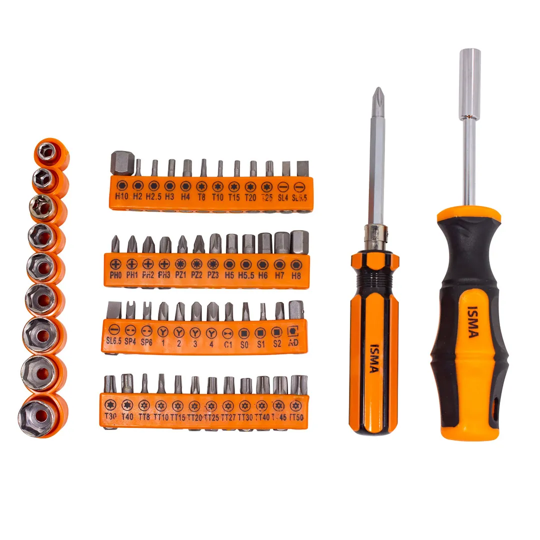 Набор инструментов 1372 пр. 1/4'' 6-гр. ISMA ISMA-513722