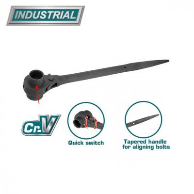 Накидной трещоточный ключ TOTAL