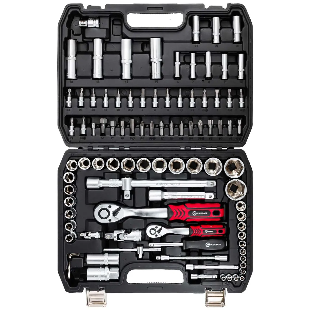 Набор инструментов 94 пр. 1/4''&1/2'' 6-гр. ForceKraft FK-4941-5