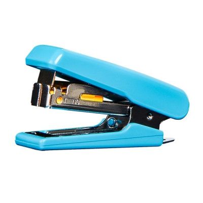 Скобосшиватель "HS-Mini 10", №10, 10 листов, бирюзовый
