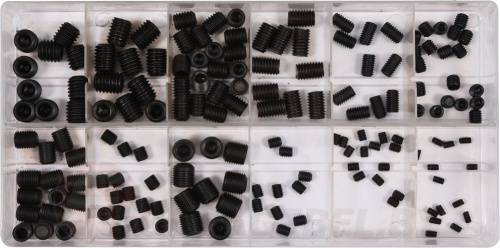 Набор винтов с внутренним шестигранником 160 шт. Yato YT-06777