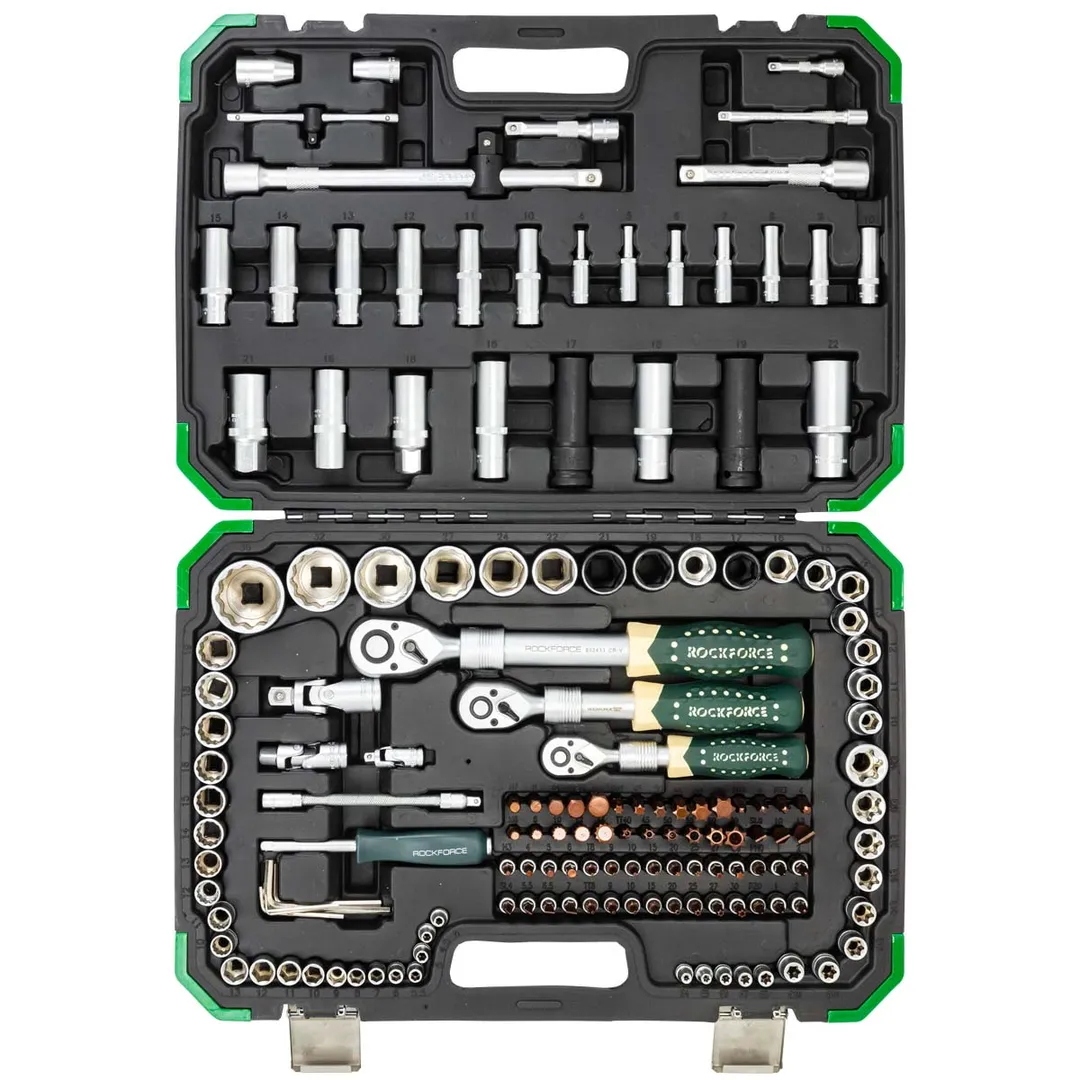 Набор инструментов 150+6 пр 1/4''&3/8''&1/2'' 6-гр&12-гр RockForce RF-41501-5 PREMIUM