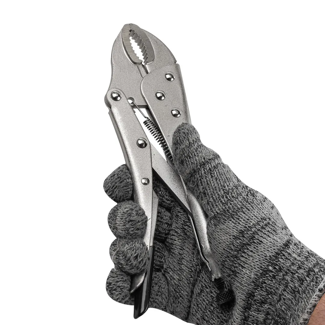 Зажим гейферный c ''овальными губками'' 10'' -250 мм, в блистере Forsage F-614F250