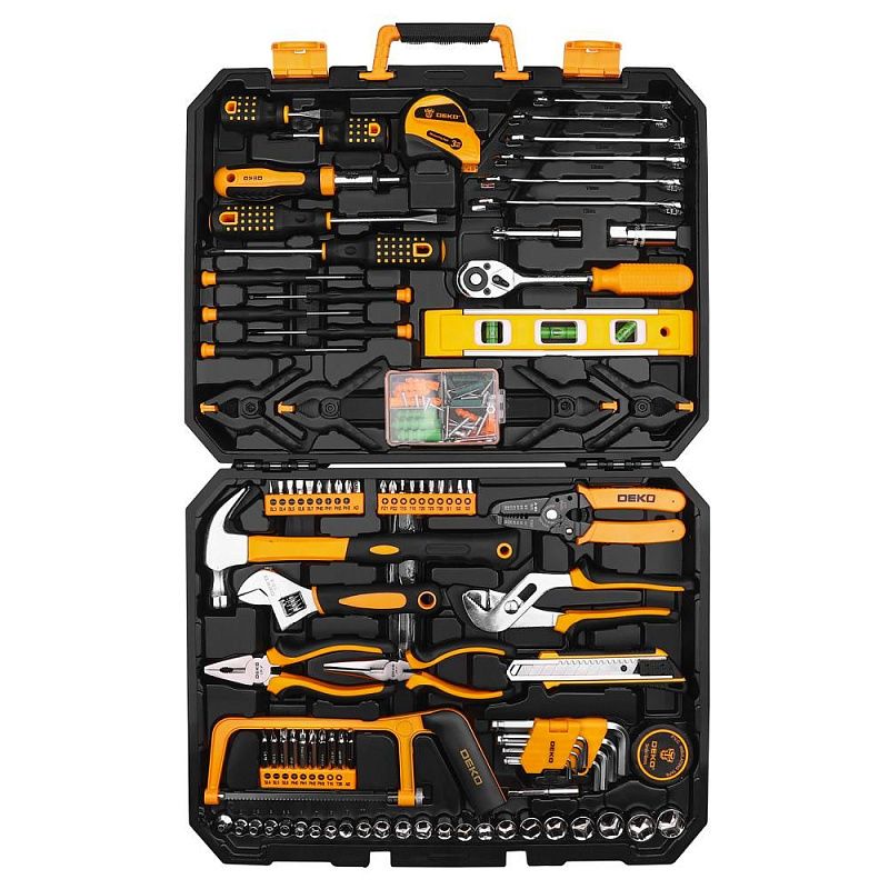 Набор инструментов для дома DKMT168-1 (168шт.) DEKO 083-2051