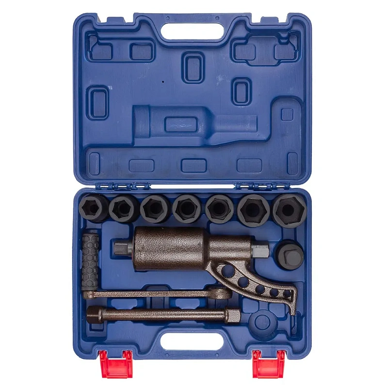 Гайковерт ручной с редуктором 1'', головки 24-41 мм, и адаптер 1'', L270 мм, передаточное число 1:58, 4800 Н/м YATAFORCE YF-34122136 HS