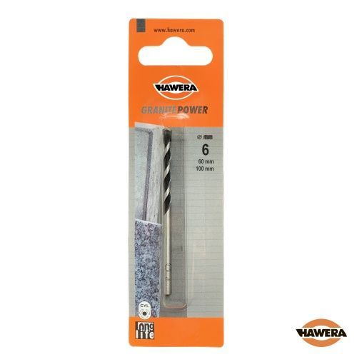 Сверло по граниту и камню Granite Power HAWERA