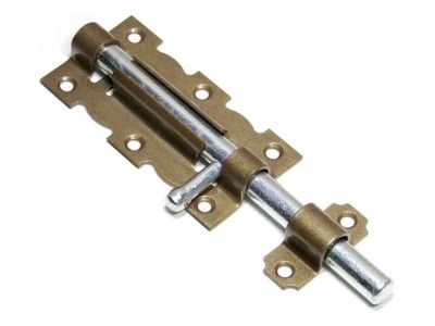 Задвижка дверная 110 мм, бронз.металл. Starfix SMP-94245-1