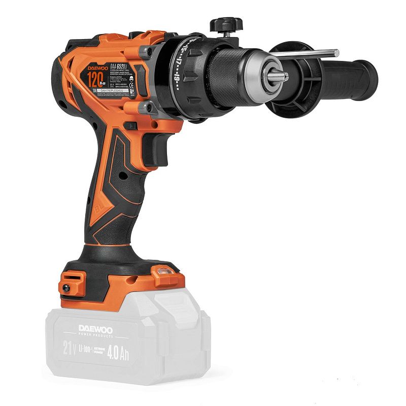 Дрель-шуруповерт ударная аккумуляторная DAA 6521Li Daewoo Power DAA 6521Li