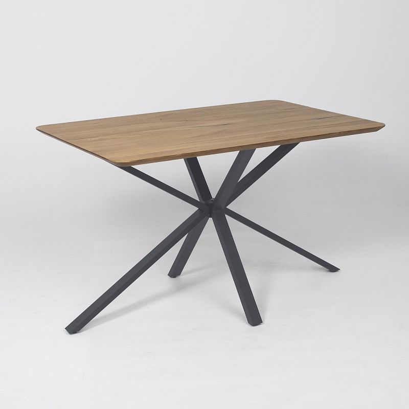 Подстолье VECTOR h714 под прямоугольную столешницу, графит муар AKS 123198