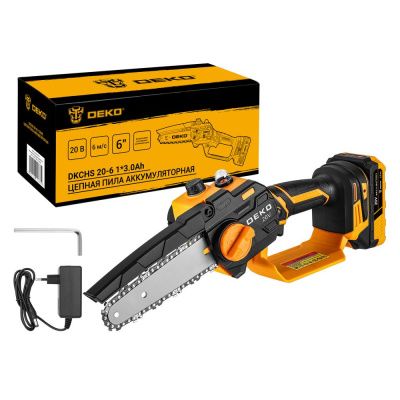 Пила цепная аккумуляторная DKCHS 20-6 063-4307-1 DEKO 063-4307-1