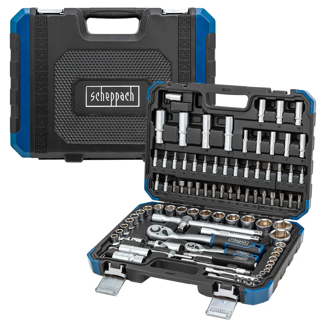 Набор инструментов 1/4''&1/2'', 94 пр. 6-гр Scheppach Sch-4941-5