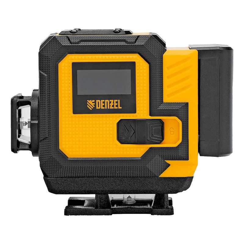 Лазерный уровень мультипризменный DLV-360-3T, 30 м, зеленый луч, Li-Ion 2,4 Aч, штатив Denzel 350805