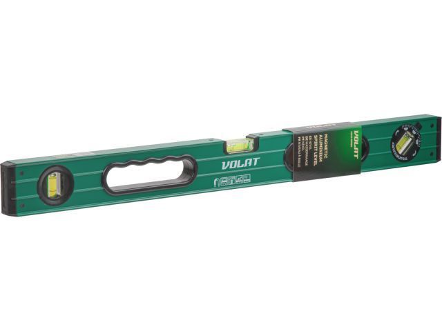 Уровень 800 мм магнитный 1 поворотный глазок, ручки прорезинены TPR ВОЛАТ 31045-080M