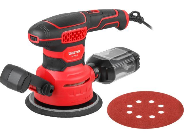 Эксцентриковая шлифмашина RS 1250-1 в кор. 450 Вт, 150 мм, 6000-12000 об/мин WORTEX 2319096