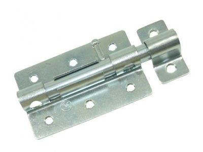 Задвижка дверная 100 мм ЗД-08, белый цинк Starfix SMP-07693-1