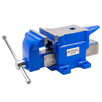 Тиски стальные с наковальней 100 мм Forsage F-6540104W